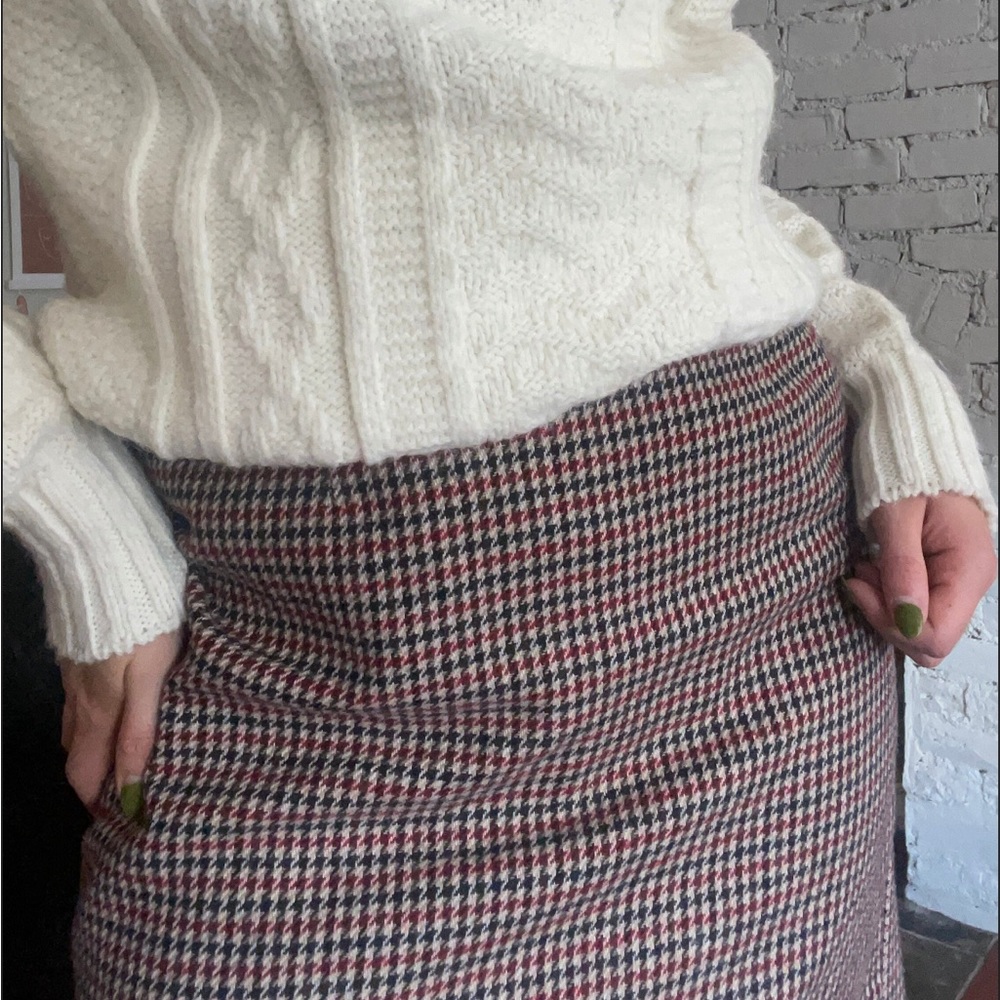 Vintage Plaid Mini Skirt